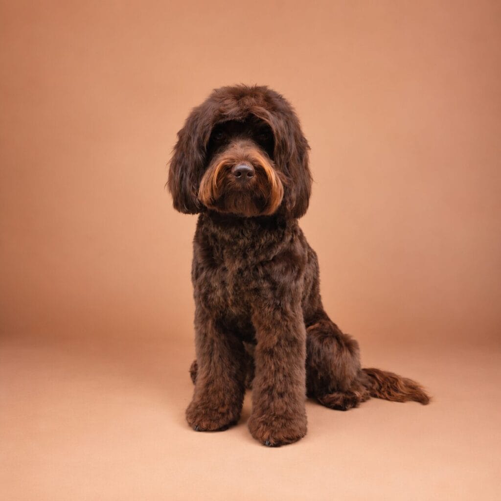 Thess, chocolate Mini Australian Labradoodle