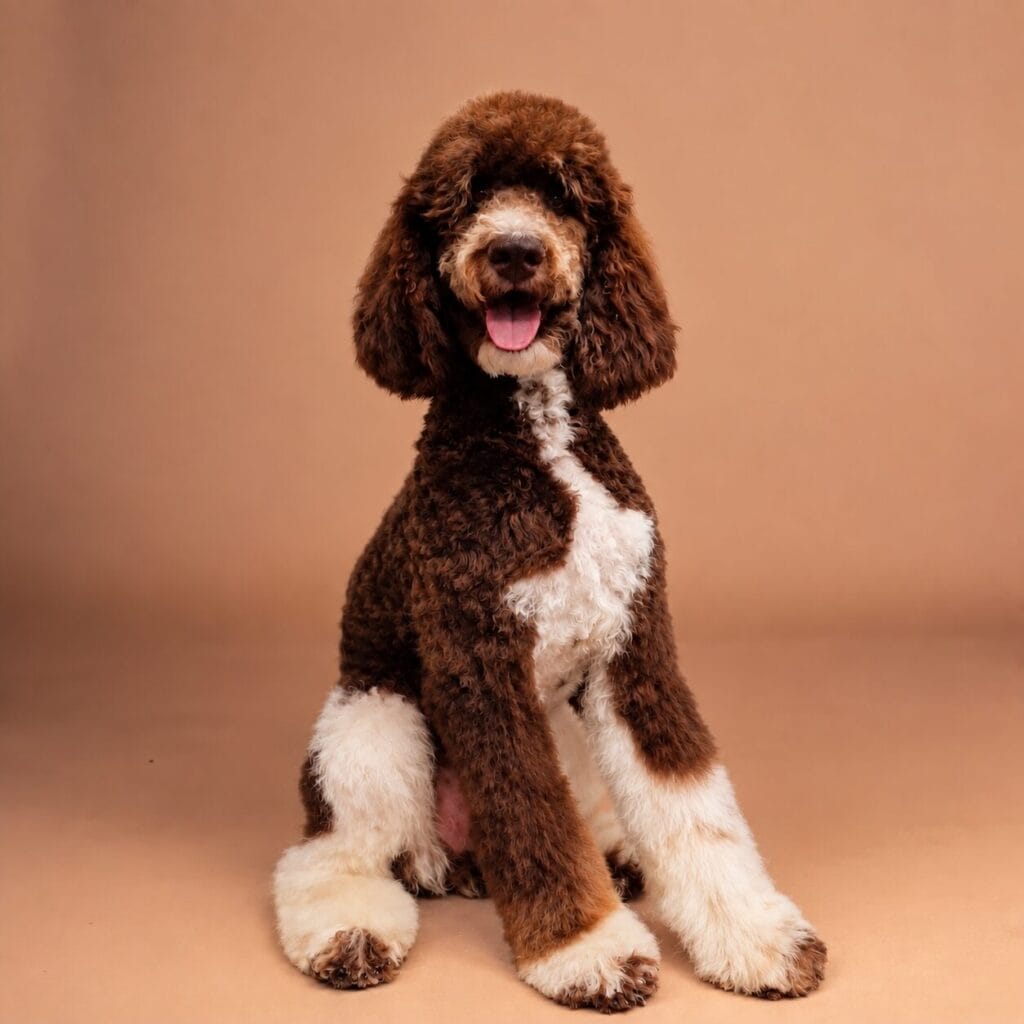 Maddie, choco parti Standaard Poodle