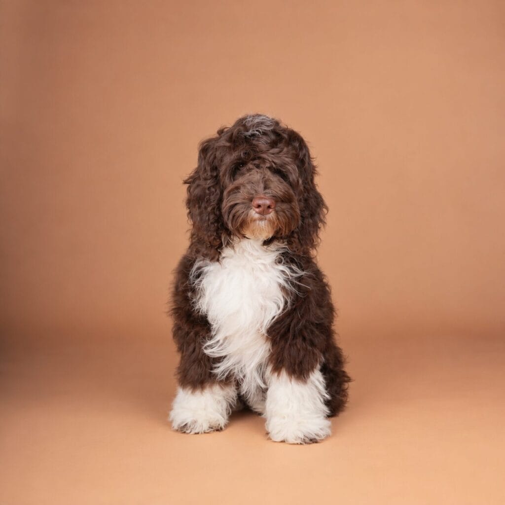 Yade, choco parti Mini Australian Labradoodle