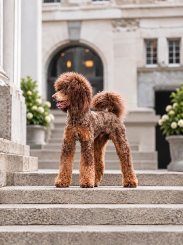 UMMM… EXCUSE ME?! 👀🤎

Are you looking at me? 🐩✨
#standardpoodle #koningspoedel #merlepoodle #akcpoodle #pattybakker
